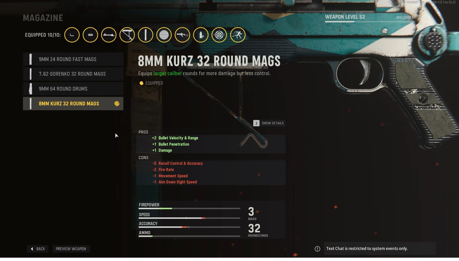 Call of Duty: Vanguard - MP40 two shot build with 8MM Kurz and Hollow Point rounds