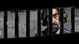An older, bearded man looks out from behind bars. Drawn in comic book style, from the reveal trailer of Project Birdseye