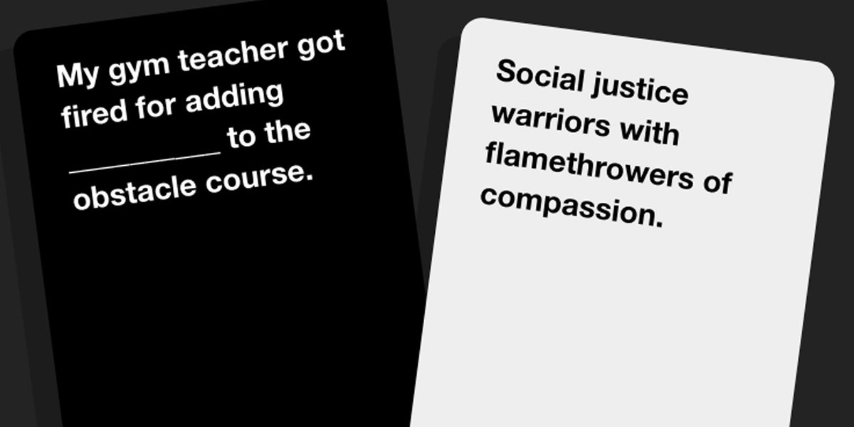 cards against humanity mtg Slime Print In this version Cards Against Humanity (Bigger) Bigger
