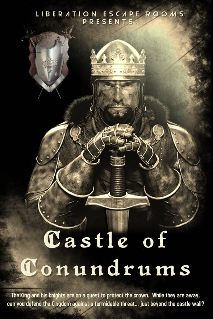 Why, it's the poster for flight country Castle Of Conundrums.