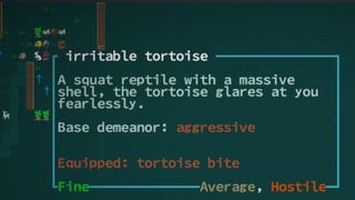 Caves Of Qud has added new villages and quests, but I failed to find any thanks to an irritable tortoise