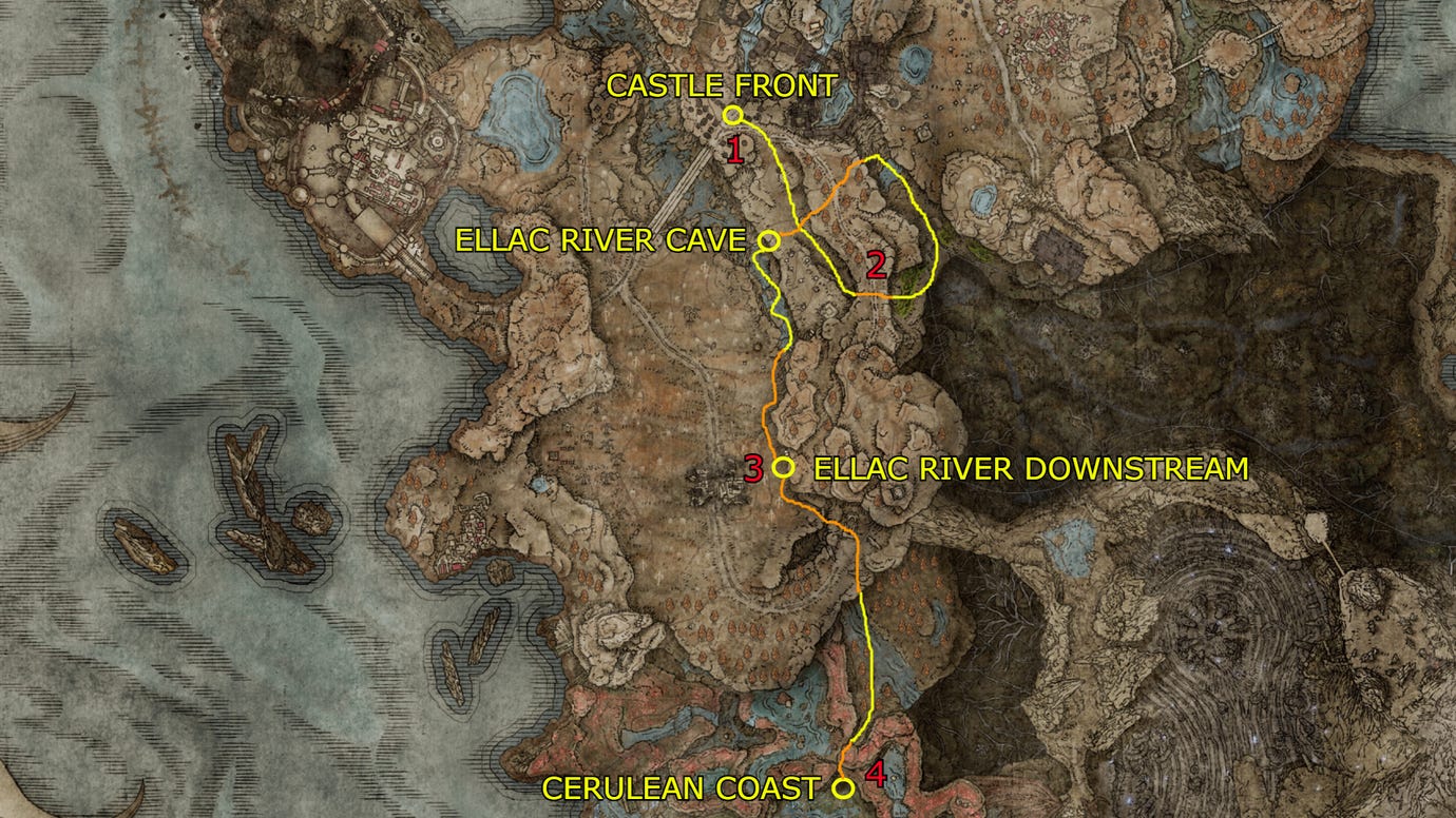 How to get to Cerulean Coast in Elden Ring DLC | Rock Paper Shotgun