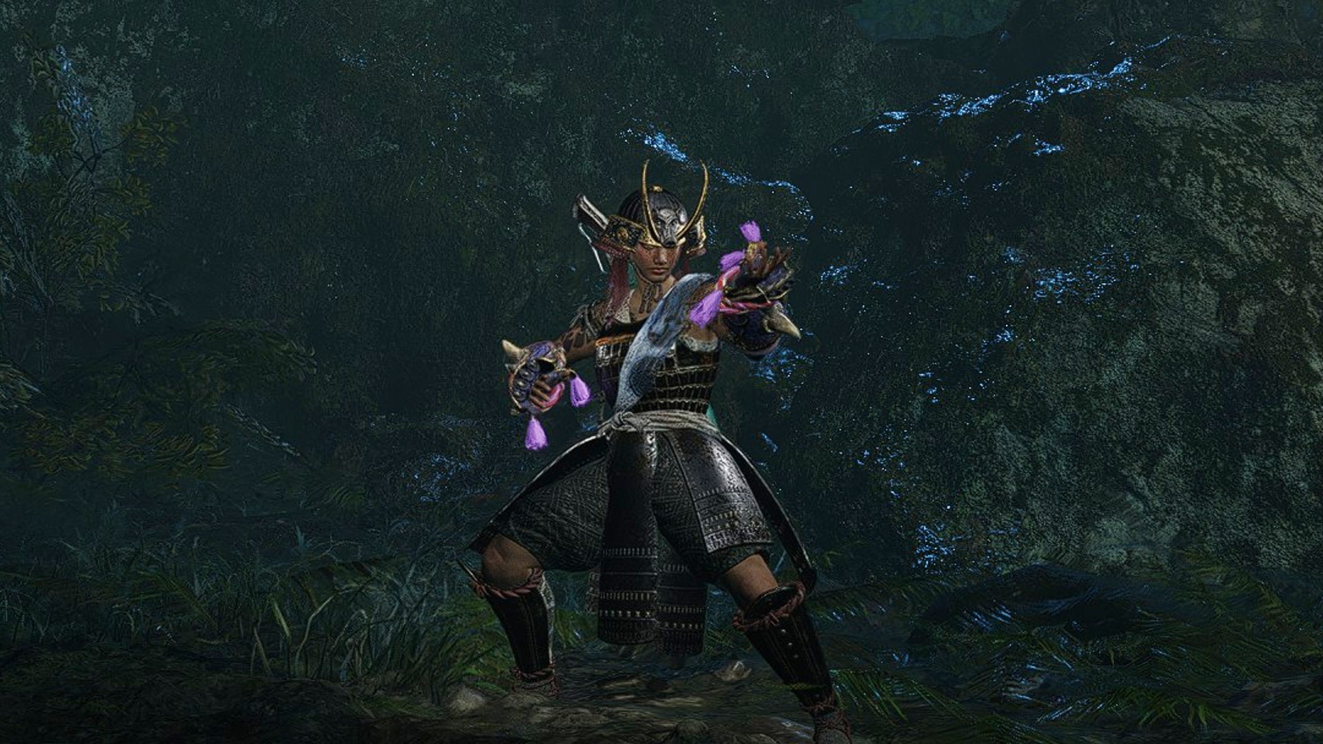 A Samurai prepares a powerful punch with the Cestuses in Nioh 3. - 6