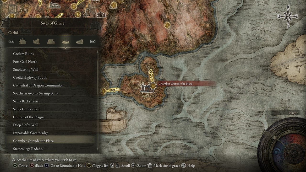 Chamber Outside the Plaza Grace in Elden Ring