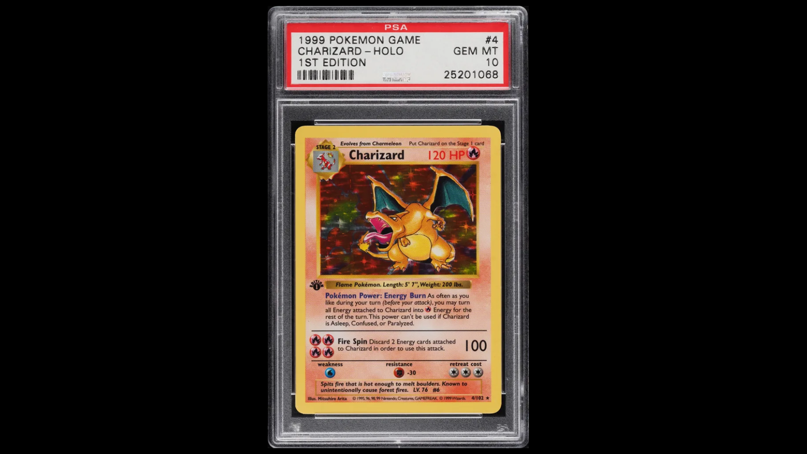 Charizard card sold for $420,000, third-highest price ever paid