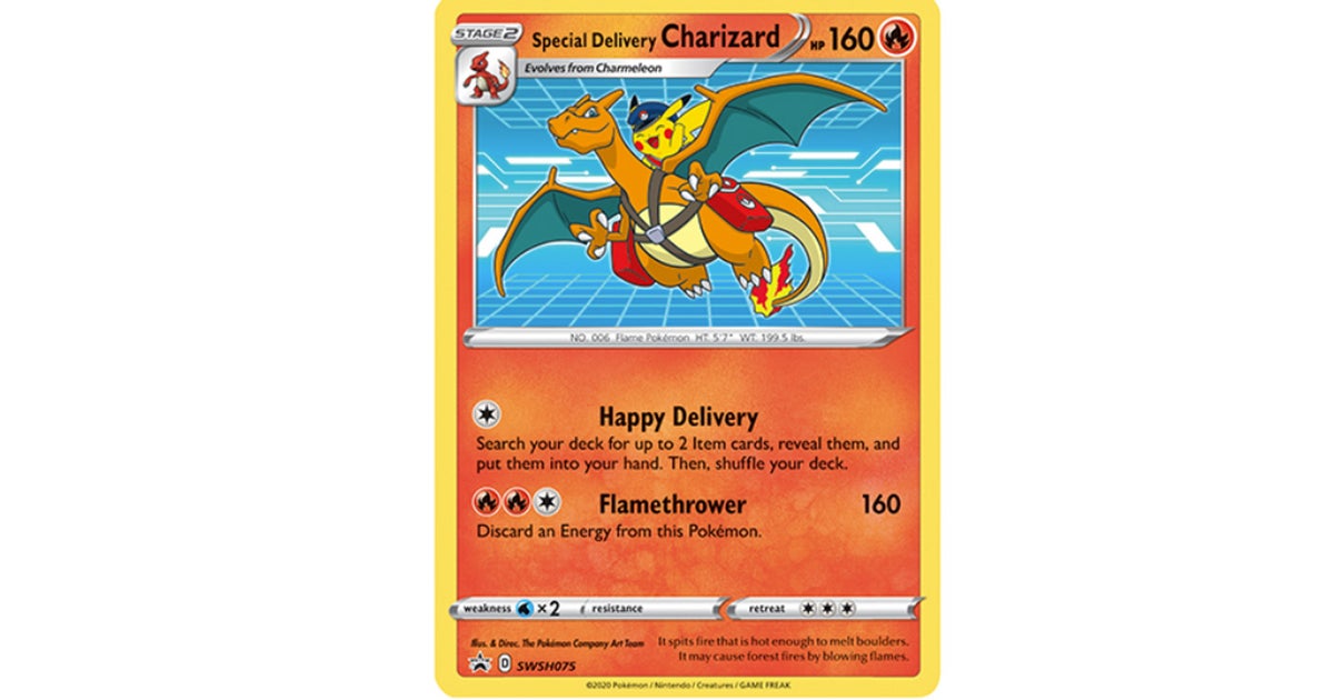 The Pokmon Center has an eye-catching exclusive Charizard promo card | Eurogamer.net The Pokmon Center has an eye-catching exclusive Charizard promo card | Eurogamer.net