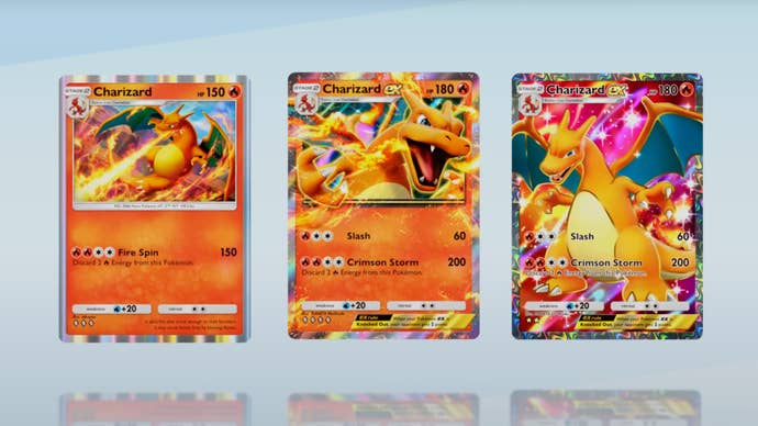 Charizard cards in Pokemon TCG Pocket.