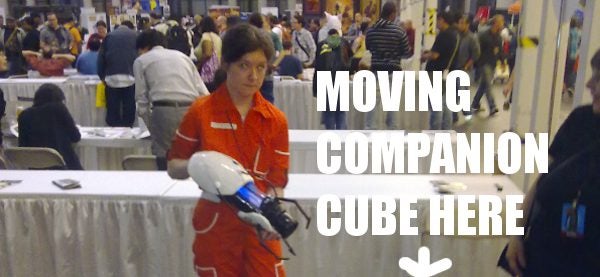 Chell Is Other People: Cute Portal Cosplay