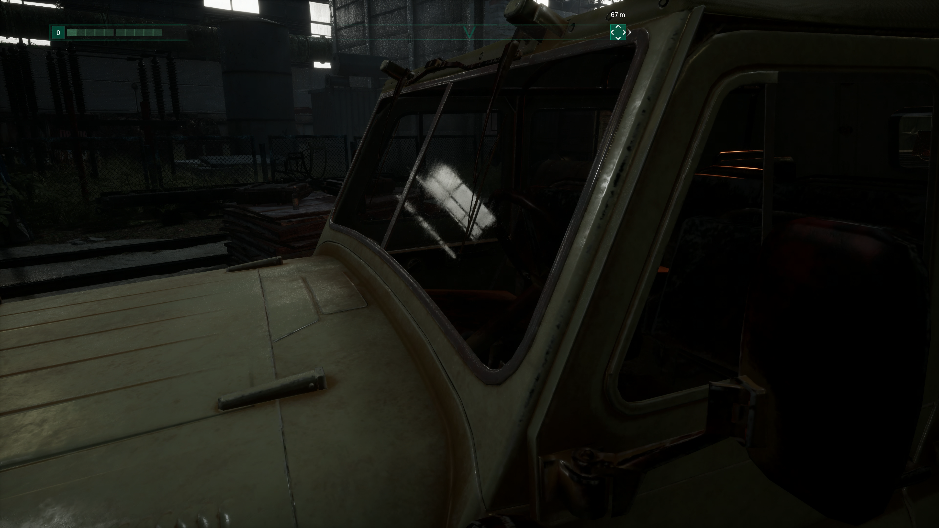 chernobylite zoomers, showing detail between settings and pc/ps5