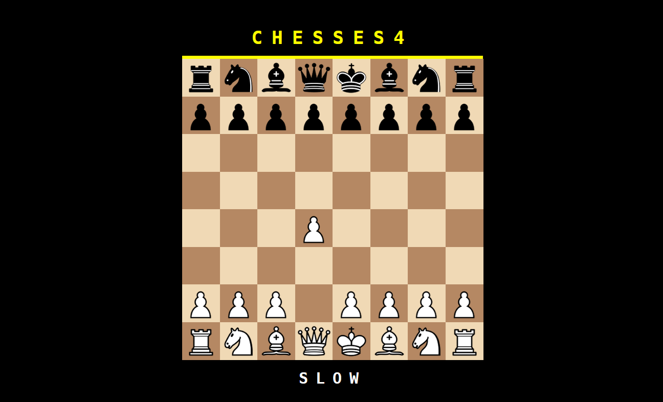 Well, Professor Pippin Barr, you've done it again: you've ruined chess