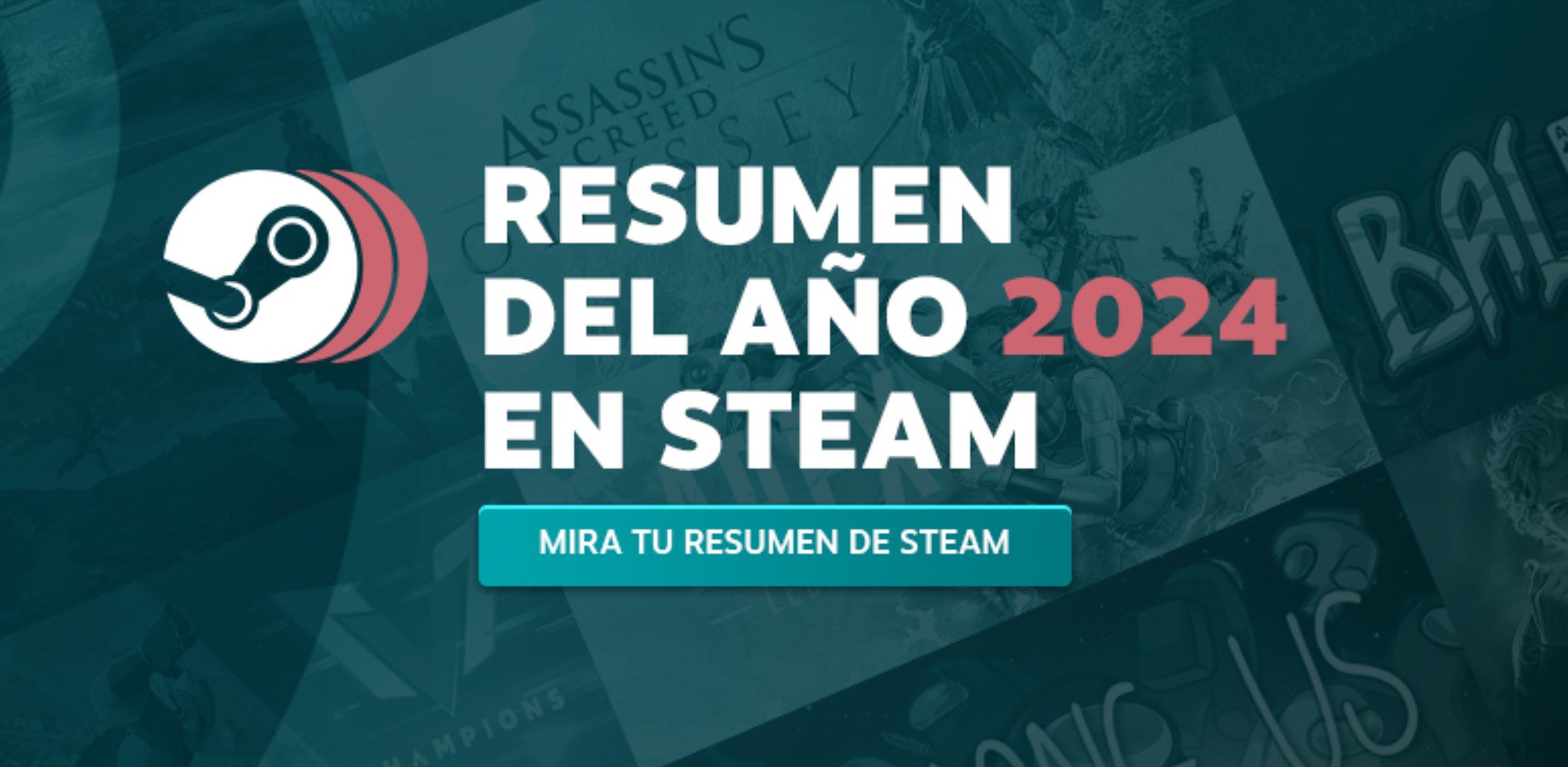 Ya está disponible el Resumen del Año 2024 en Steam con tus estadísticas de juego