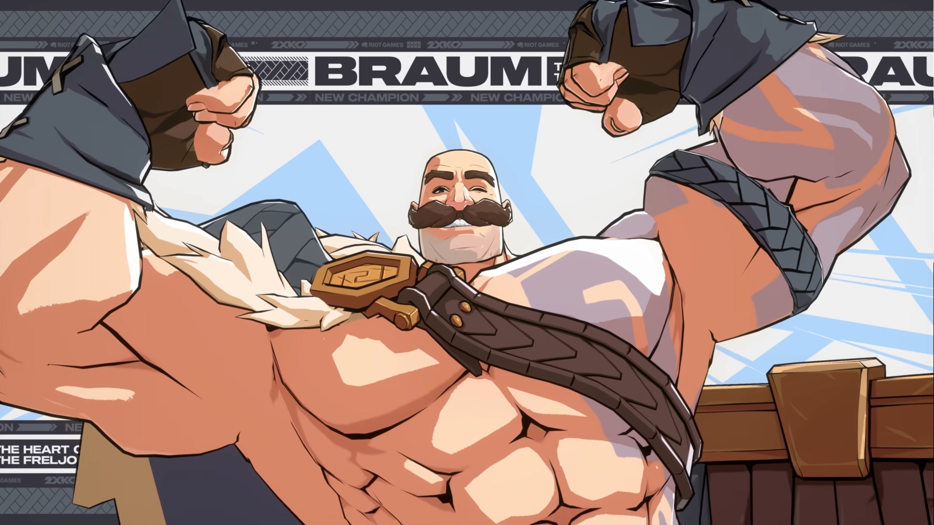 Braum se une al plantel de personajes de 2XKO