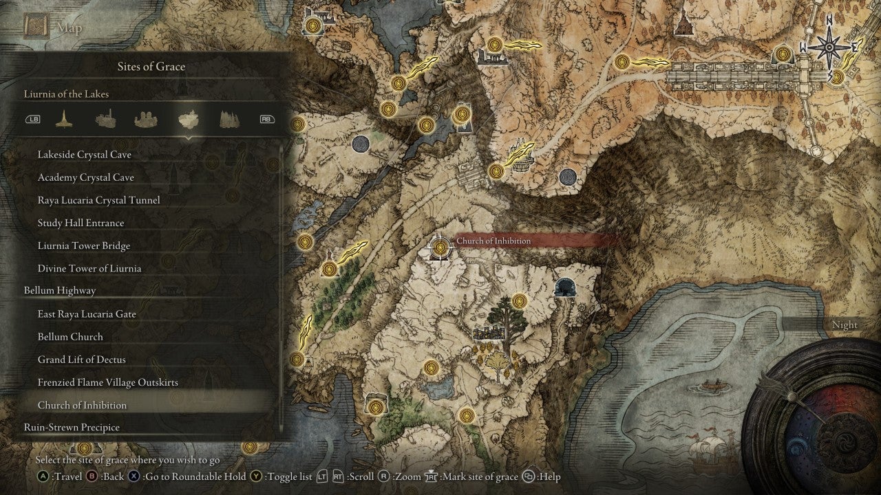 Church of Inhibition Grace in Elden Ring