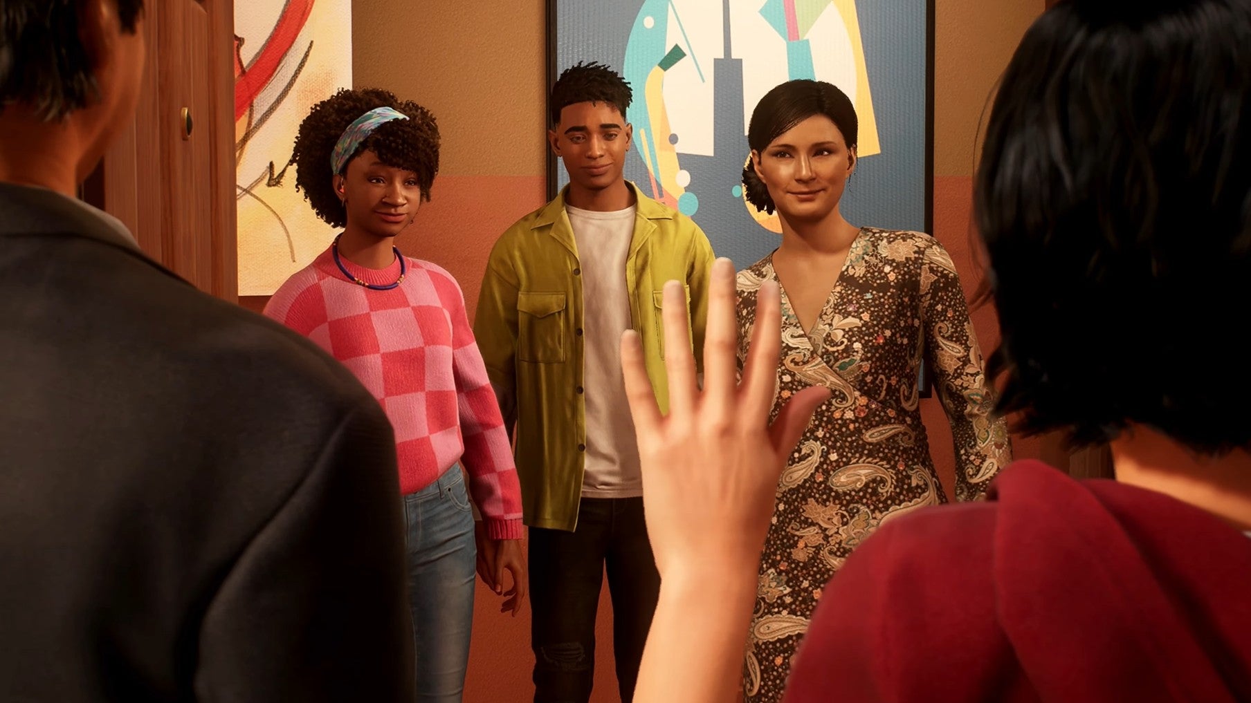 The back of Cindy&rsquo;s head in Marvel&rsquo;s Spider-Man 2