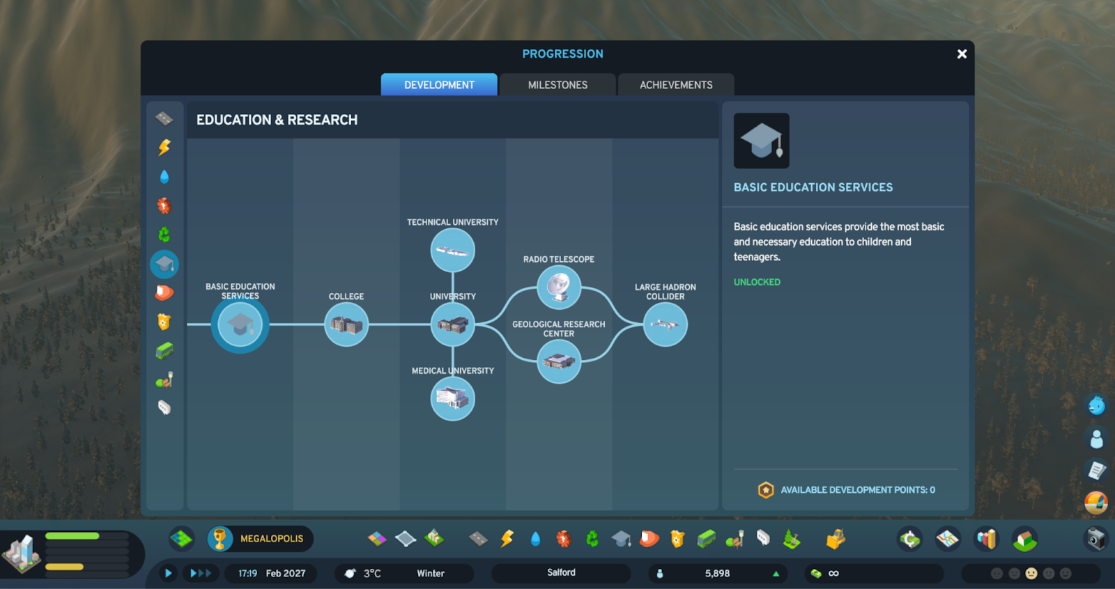 A work-in-progress UI screen for Cities: Skyline 2, showing a chart of rounded icons. - 3