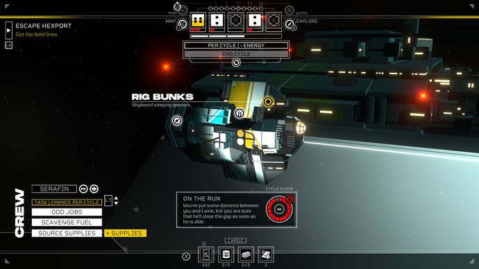 A ship in Citizen Sleeper 2. Your ship. Your home.