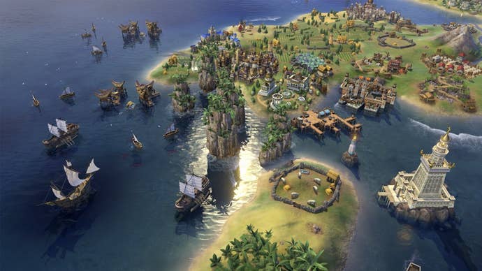 An overhead presumption of a historical looking metropolis successful Civilization 6, which was disposable for escaped connected the Epic Games Store successful July 2025.