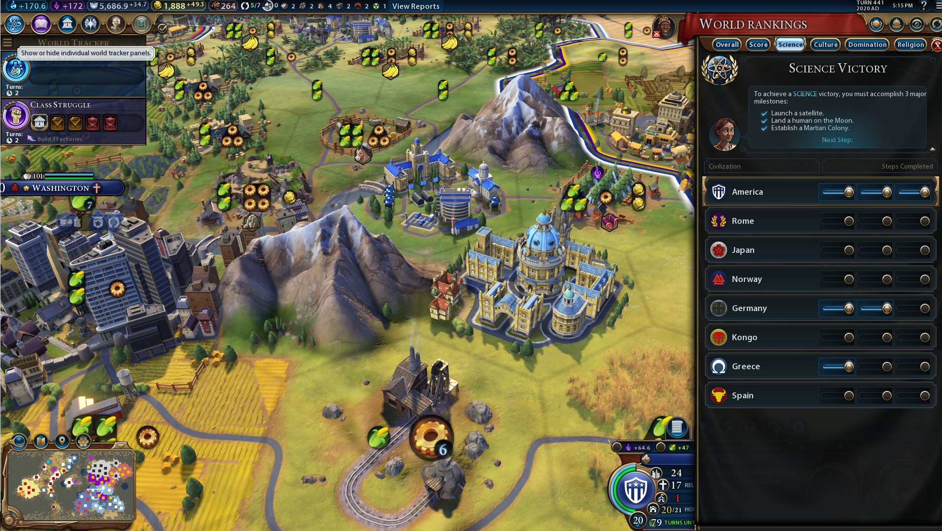 Civilization 6 Science Victory - how to win the Scientific Victory ...