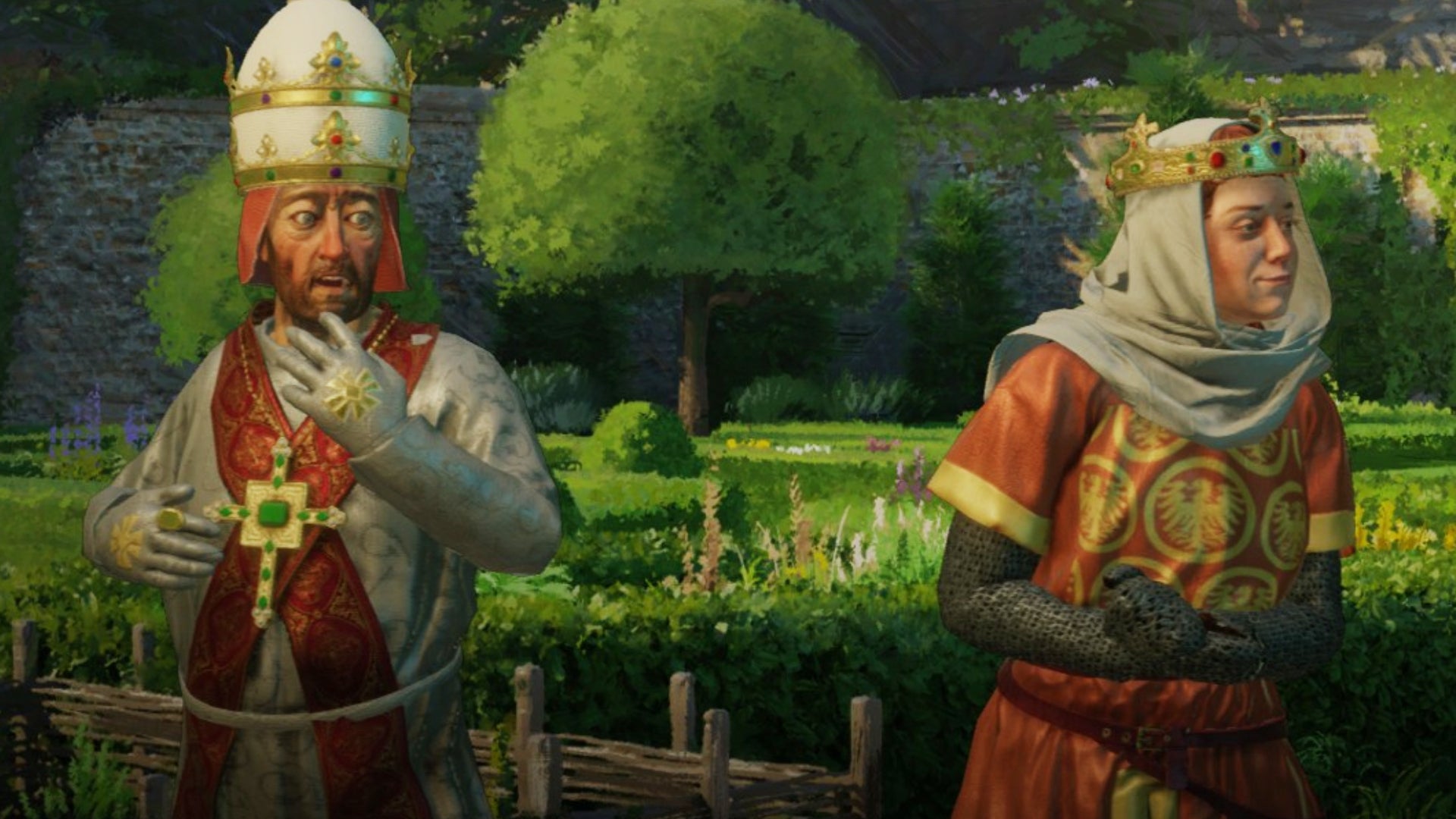Crusader Kings 3's By God Alone expansion offers plenty of holy hijinks, even if your polyamorous Pope doesn't get divorced three times in one day