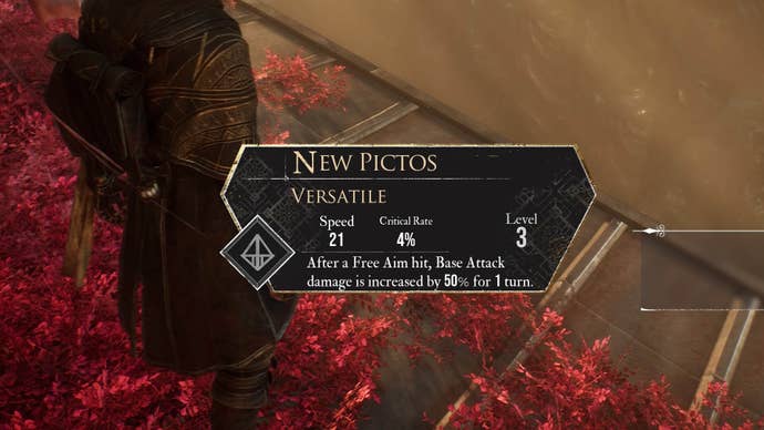 clair obscur expedition 33 new pictos learnt pop up