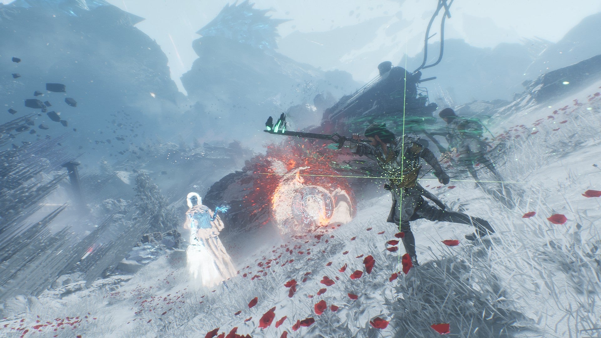 A screenshot from Clair Obscur: Expedition 33, showing Verso countering an attack.