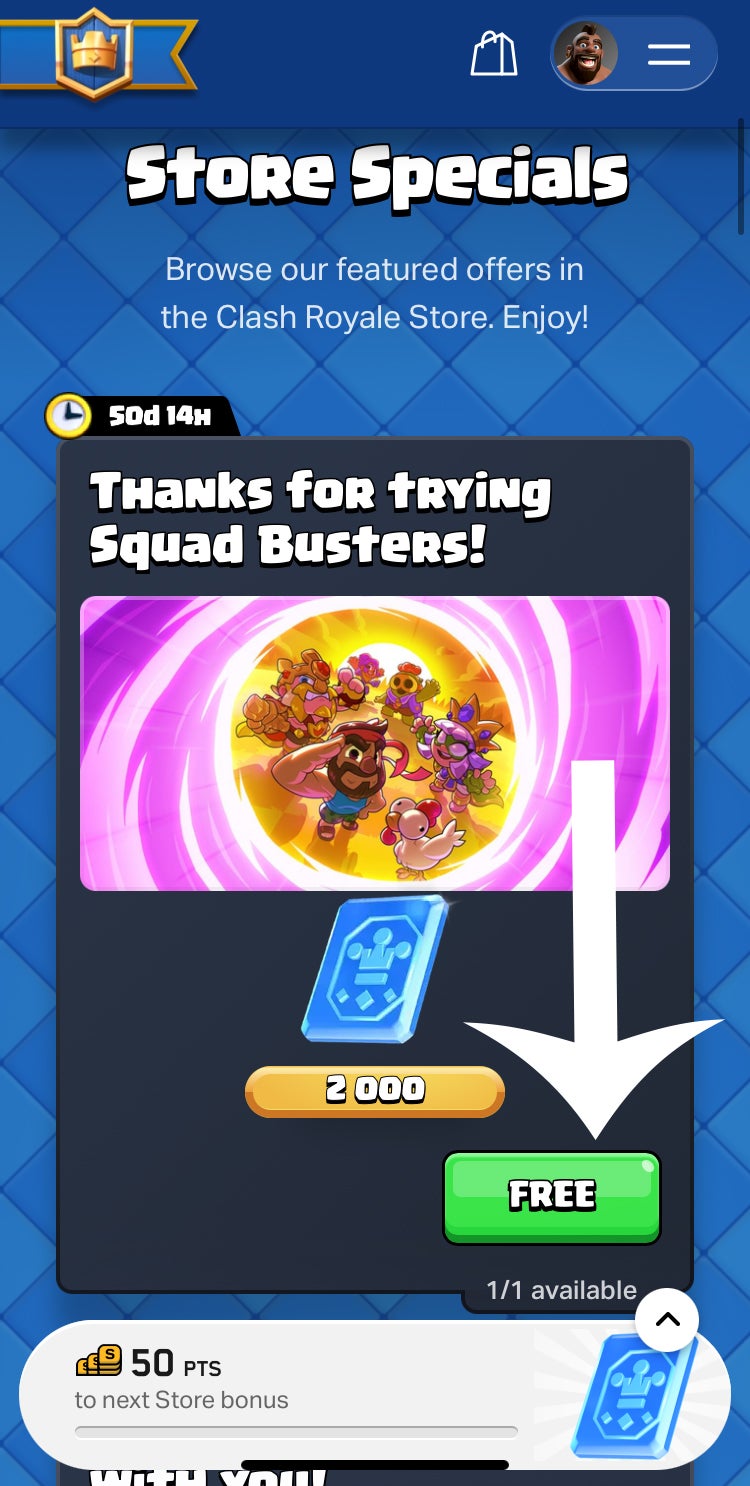Clash Store Clash Royale Codes im Januar 2026 – kostenlose Emotes, Abzeichen ...