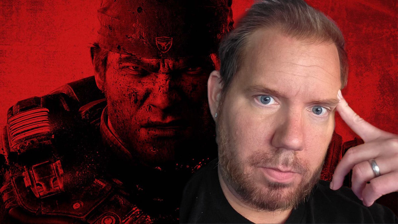 Cliff Bleszinski với vẻ mặt trầm tư