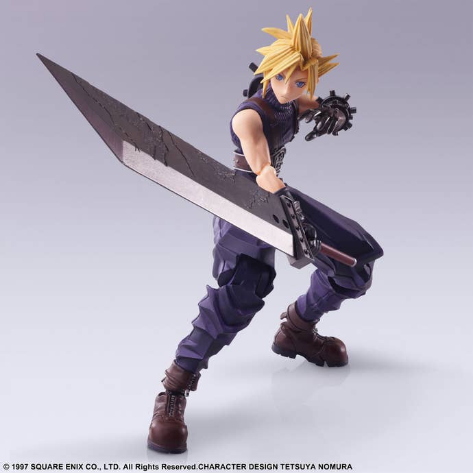 Cloud Strife Final Fantasy 7 figurine