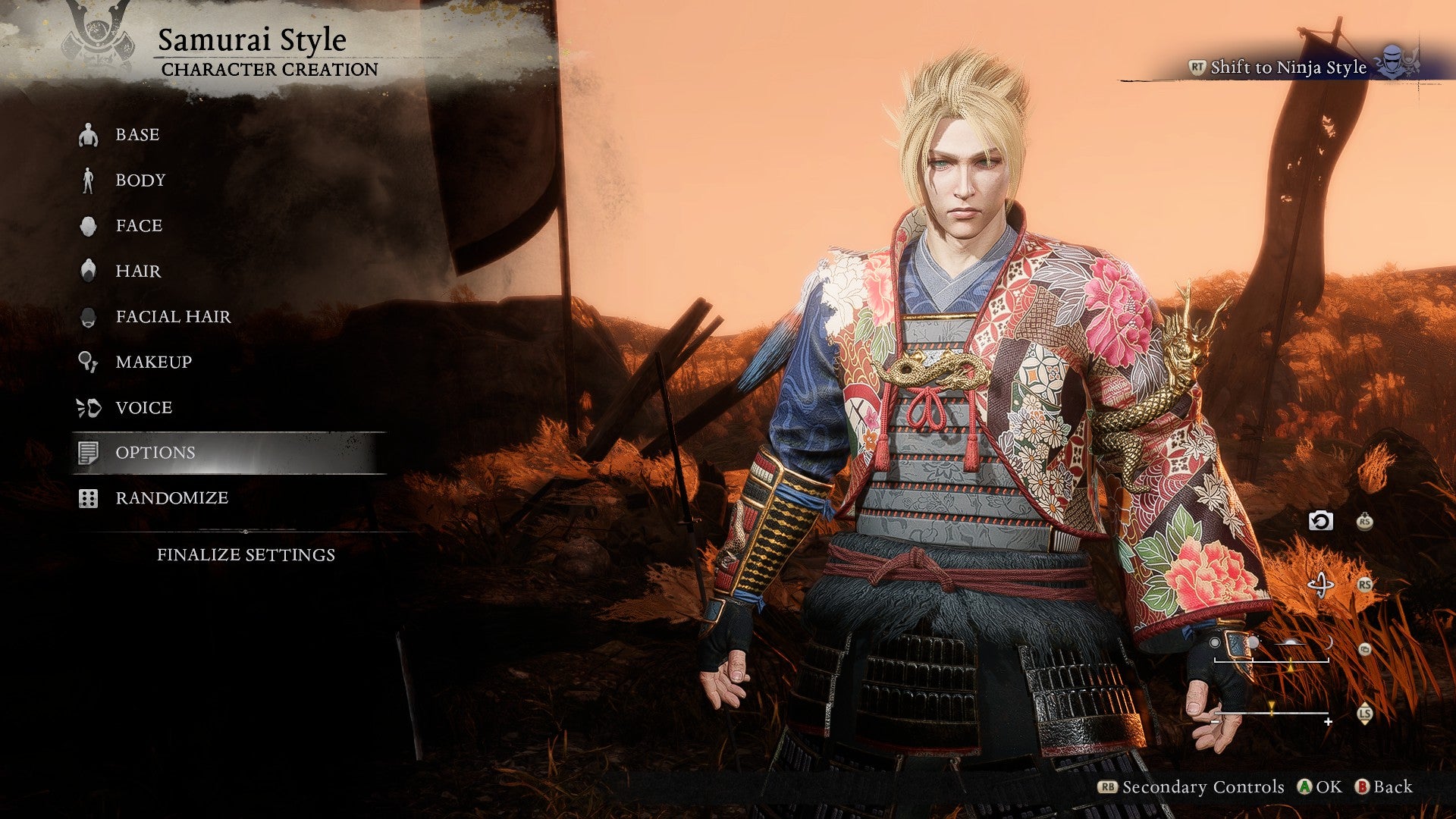 A Nioh 3 character who looks like Cloud, from Final Fantasy 7. - 7