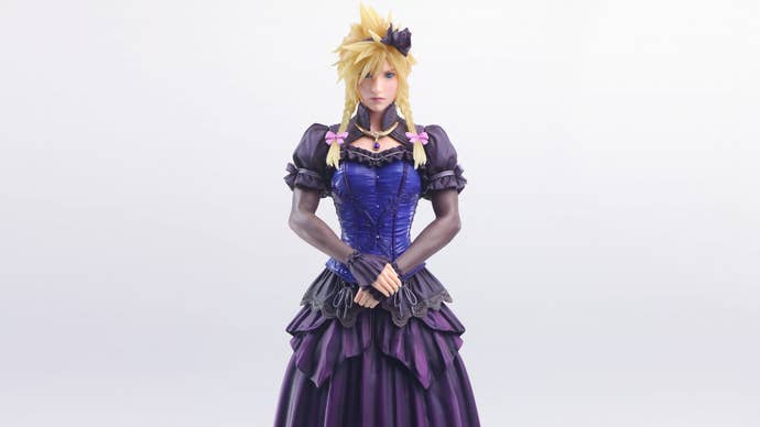 Cloud Strife dress action figure