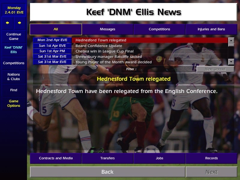Championship Manager : 00/01 review | Eurogamer.net