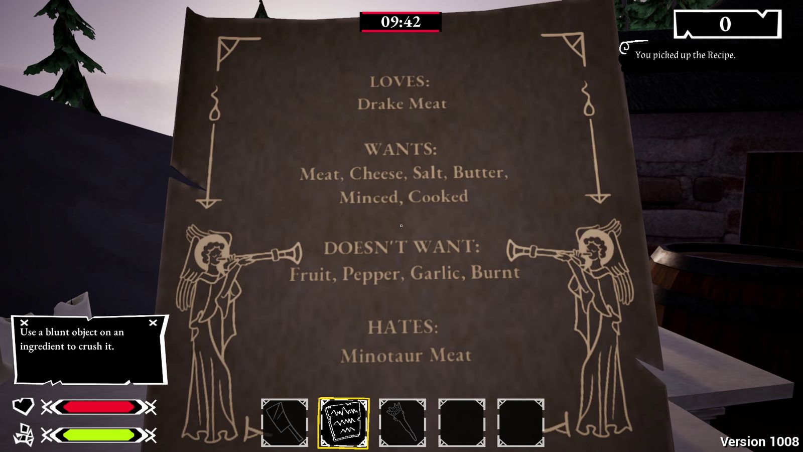 A list shows a kaiju's favourite foods and dislikes. - 4