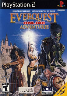 Caixa de jogo de Everquest Online Adventures