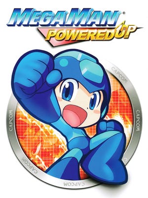 Caixa de jogo de Mega Man Powered Up
