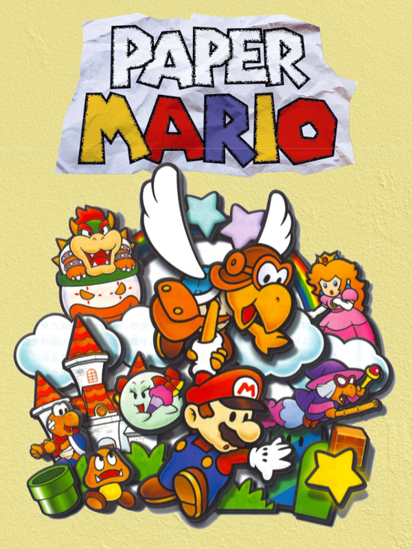 Paper Mario (virtual console) boxart