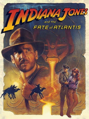 Indiana Jones and the Fate of Atlantis okładka gry