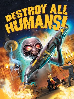 Caixa de jogo de Destroy All Humans!