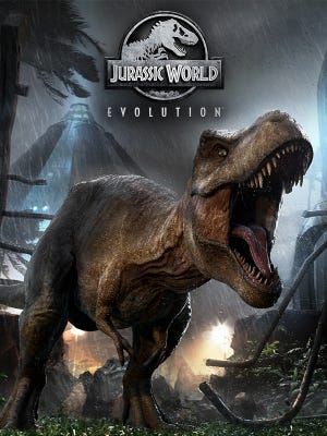 Caixa de jogo de Jurassic World Evolution