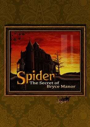 Spider: The Secret of Bryce Manor boxart