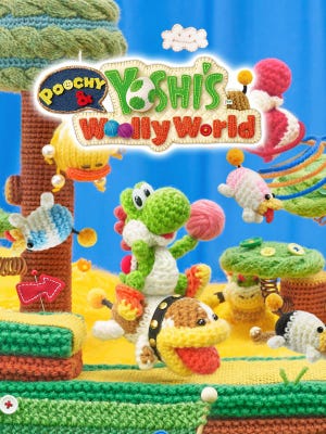 Caixa de jogo de Poochy and Yoshi's Woolly World