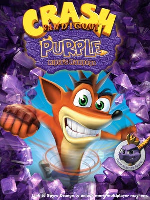 Caixa de jogo de Crash Bandicoot Purple: Ripto's Rampage