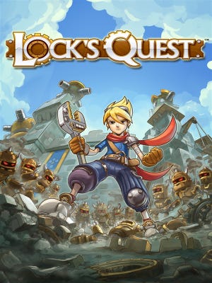 Caixa de jogo de Lock's Quest