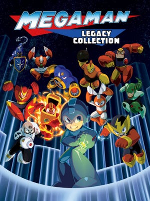 Caixa de jogo de Mega Man Legacy Collection