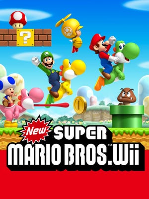 Caixa de jogo de New Super Mario Bros. Wii