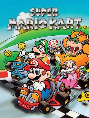 Caixa de jogo de Super Mario Kart