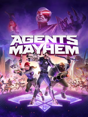 Caixa de jogo de Agents of Mayhem