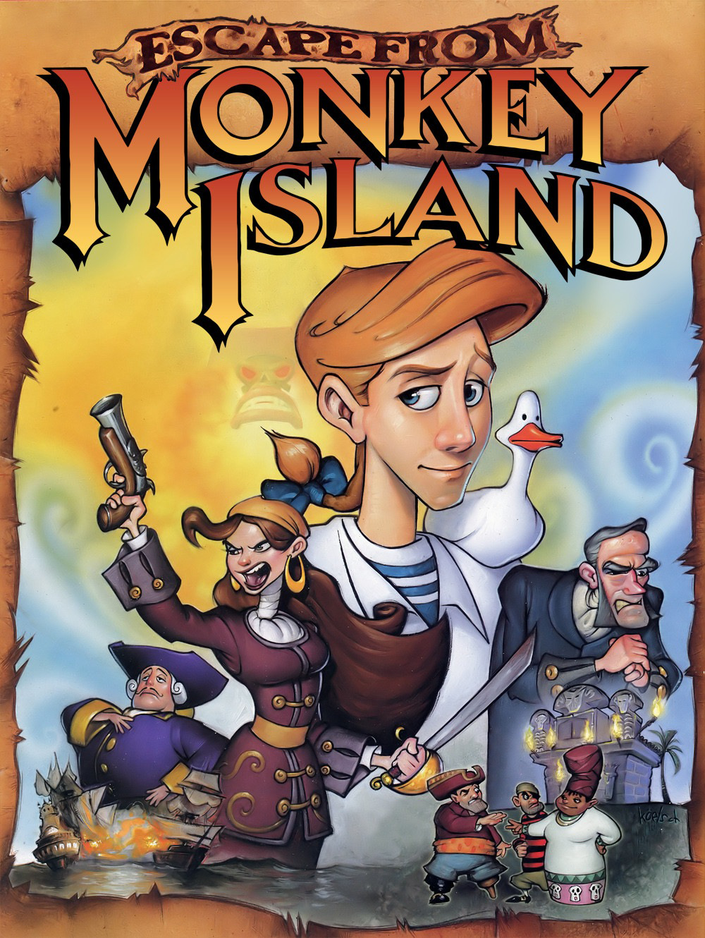 Escape From Monkey Island boxart