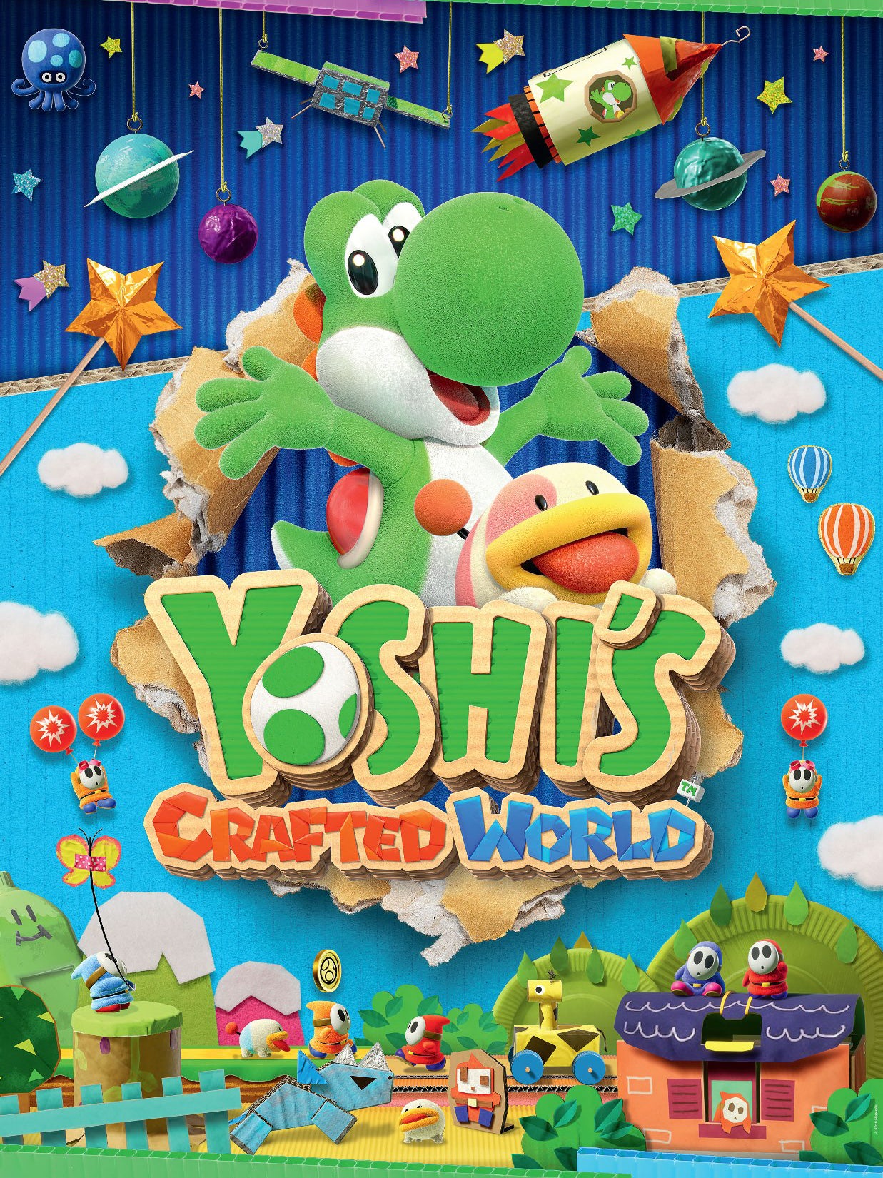 Yoshi game for Switch titled Yoshi's Crafted World according to
