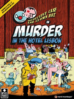 Detective Case and Clown Bot in Murder In The Hotel Lisbon boxart