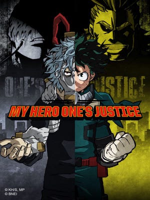 Caixa de jogo de My Hero One’s Justice